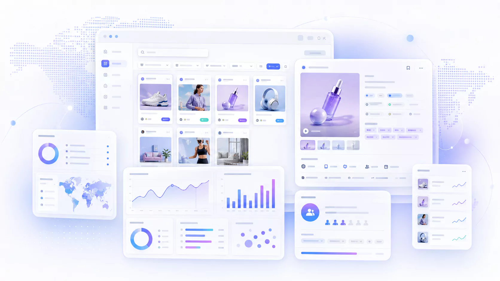 SocialPeta ad intelligence platform dashboard