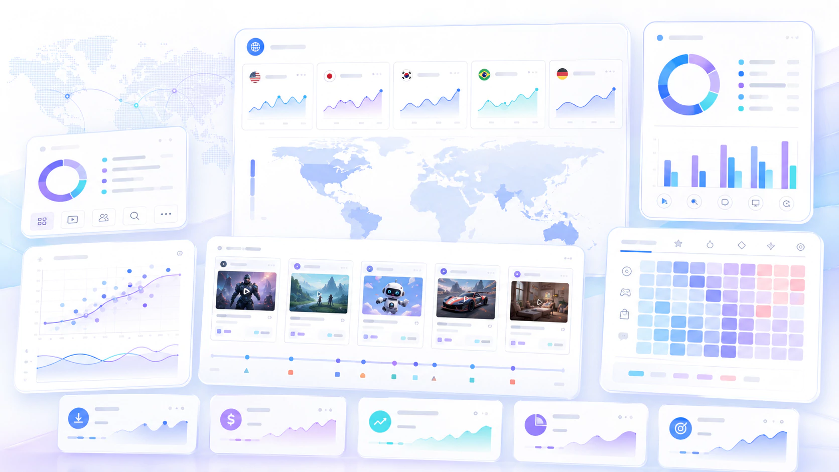 Market strategy analytics for advertising intelligence